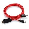 صورة Micro-USB To HDMI Cable-Red