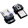 Picture of PVC Micro-USB Data Cable - Black/Purple
