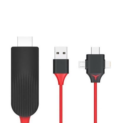 Picture of 3 In 1 USB To HDMI Cable-2M