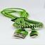 Picture of Braided iphone-USB Data Cable-Black/Green