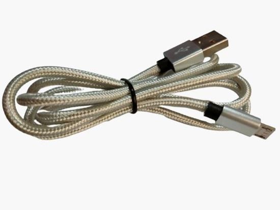 صورة Braided Micro-USB Data Cable  - Gray