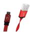 Picture of Flat Micro-USB Data Cable -Red