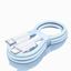 Picture of PD Type-C To Lighting Fast Charging Cable - Light Blue - 3 A