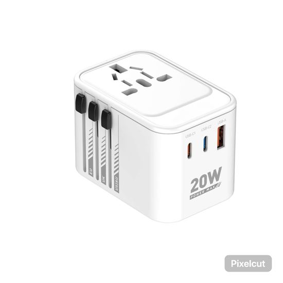 Picture of 3 USB Ports 20W GaN Travel Adapter Z9